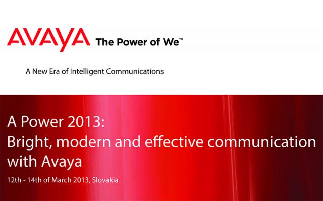 Avaya A Power 2013 konferencija